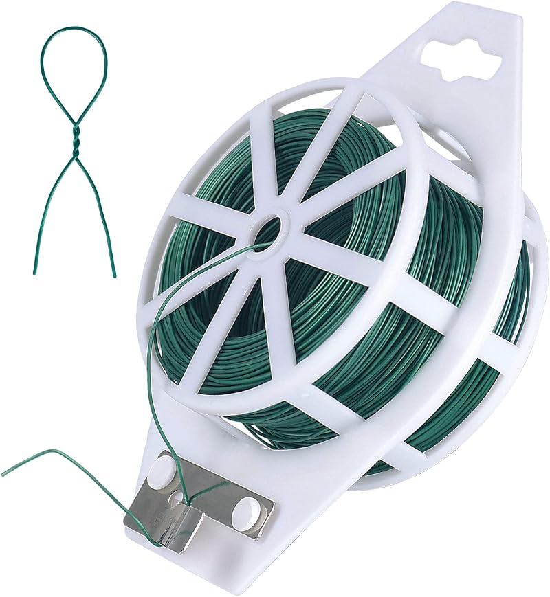 Tenn Well Green Floral Wire 100m 22 Gauge with Cutter Floristry Wreath Making