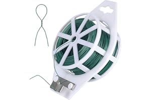 Tenn Well 22 Gauge Floral Wire, 100 Meters Soft Paddle Wire for Flower Arrangements, Wreath Making, Garlands, Christmas Ornam