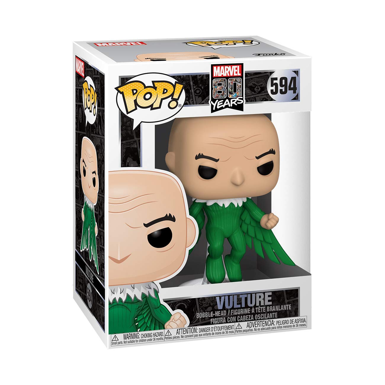 Funko Pop! Marvel: 80th - First Appearance Vulture - Marvel Comics - Collectable Vinyl Figure - Gift Idea - Official Merchandise - Toys for Kids & Adults - Comic Books Fans
