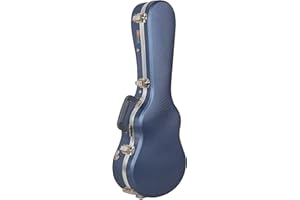 Crossrock CRA800TUBL ABS Tenor Ukulele Hard-Shell Case, Blue