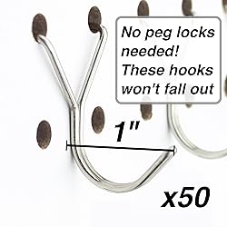 Right Arrange Stainless Steel Pegboard Hooks