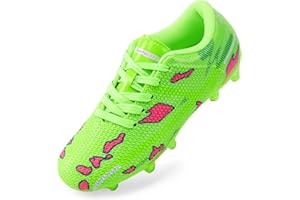 DREAM PAIRS Boys Girls Soccer Cleats Kids Football Shoes for Little/Big Kid