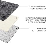 Sour Lemon 200x300 cm Grey Shaggy Rug Extra Large Soft Area Carpet view 6