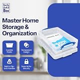 Really Useful Box 4 Litre Clear Plastic Storage Storage Box view 3