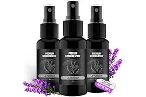605Products Premium Dog Cologne & Odor Eliminator - Long Lasting Puppy Perfume, Deodorant & Grooming Spray with Essential Oils, 2oz Lavender (3-Pack)