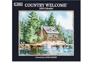 Lang Companies, Country Welcome 2026 Wall Calendar by Laura Berry, 13.4'' X 12'', 12-Month Calendar with Stapled Binding