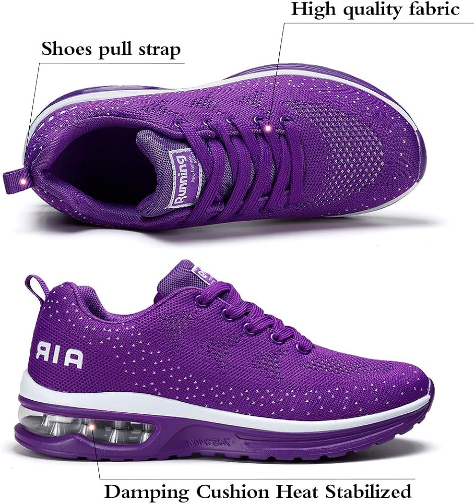  | STQ Women's Running Shoes Breathable Air Cushion Sneakers | Road Running