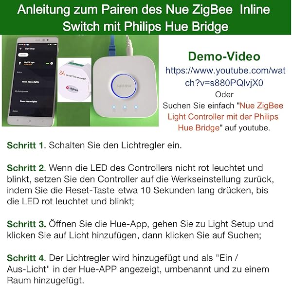 Interruptor de luz inteligente en lnea ZigBee para actualizar el interruptor de luz existente con Echo Plus ZigBee Hub Bridge domtica y control de voz Alexa