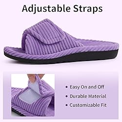 Litfun Orthopedic House Slippers for Women