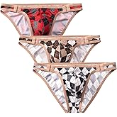 Pouchsexy Mens briefs underwear sexy panties Bulge with pouch U Convex Middle waist Adjustable quick-dry lingerie Pack
