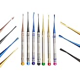 ARTMAN INSTRUMENTS Mini Root Elevator Set &ndash; 7 Pcs Proximators, Luxating Elevators, and PDL Root Elevators for Dental Extractions and Oral Surgery