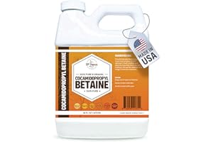 33RD PARALLEL SOAP CO. Cocamidopropyl Betaine (16oz) Natural Surfactant | Premium Coco Betaine Liquid, Cosmetic Grade, Gentle on Skin | Suitable for Facial Cleansers, Shampoos, Body Washes, Bubble Baths, Soap | 16 OUNCES