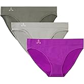 Balanced Tech Women's 3 Pack Seamless Low Rise Bikini Panties
