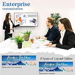 Custom Office Name Plate for Desk - Desk Name Plate