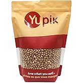 Yupik Unsalted Roasted SOYA Beans, 1 kg, Vegan, Gluten-Free, Kosher Snack, Nutty Flavour, Excellent Source of Protein & Fiber