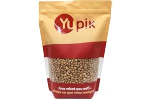 Yupik Unsalted Roasted SOYA Beans, 1 kg, Vegan, Gluten-Free, Kosher Snack, Nutty Flavour, Excellent Source of Protein & Fiber