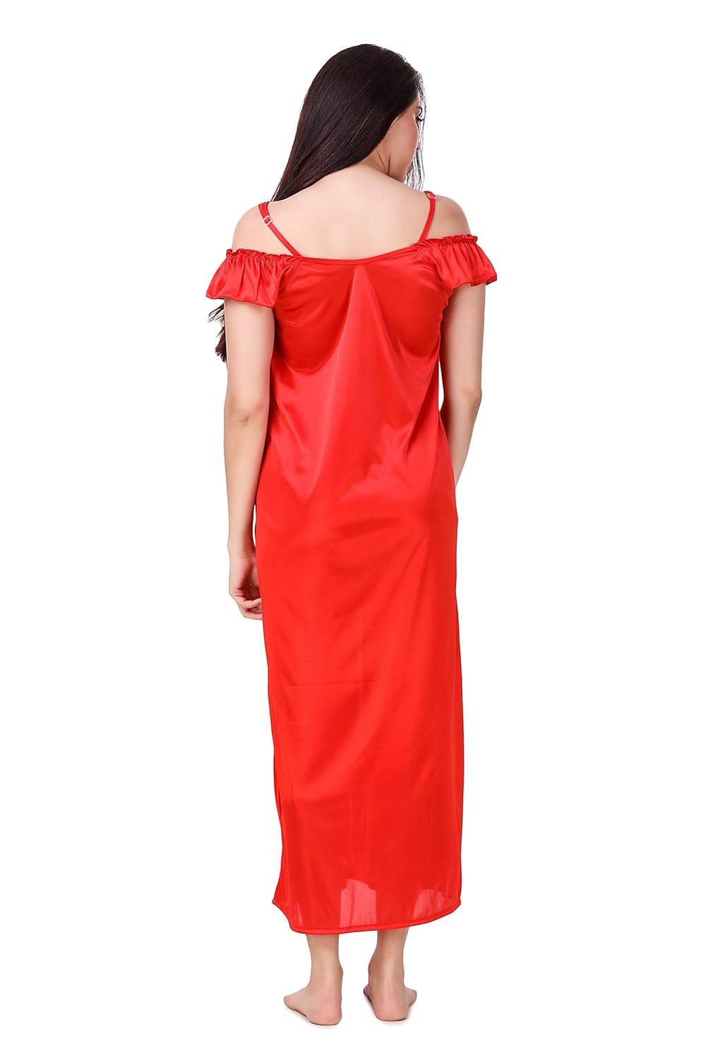 freely women's honeymoon satin nighty set - pack of 6