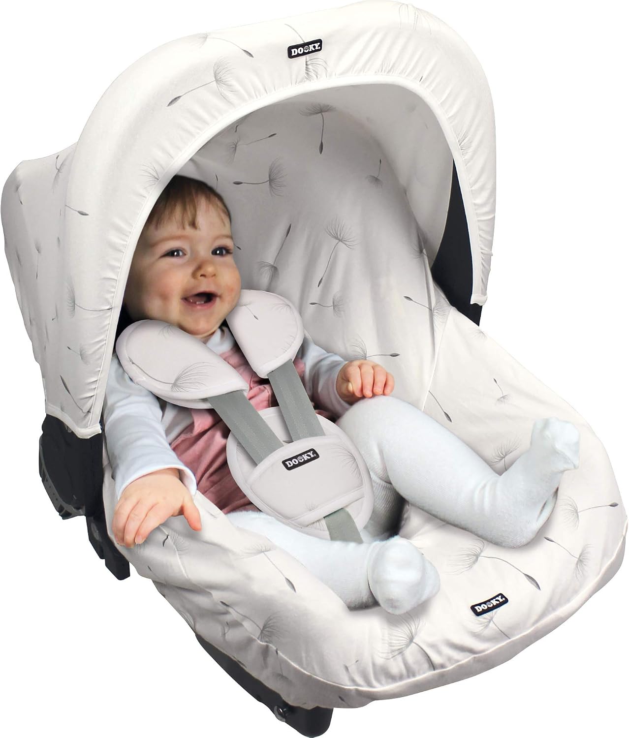 Dooky Seat Cover/ Protector, Universal Size, Fits Most Baby Car Seats with 3- and 5-Point Belt System - Image 4
