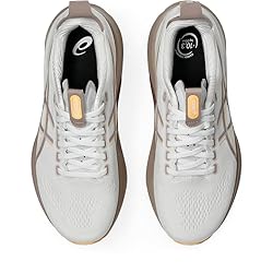 ASICS Women's Low-Top Sneakers, White Orange Glow, 7