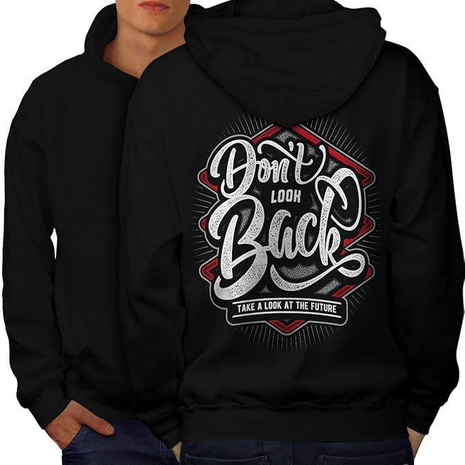 Wellcoda Motivational Slogan Mens Hoodie, Quote Design on The Jumpers
