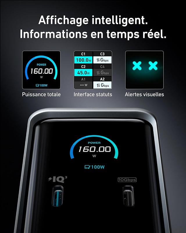 Prime Station d'accueil 160W 14 Ports