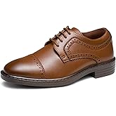GINNI Boys Dress Shoes Classic Oxfords Wedding Church Formal Shoes for Toddler/Little Kid/Big Kid