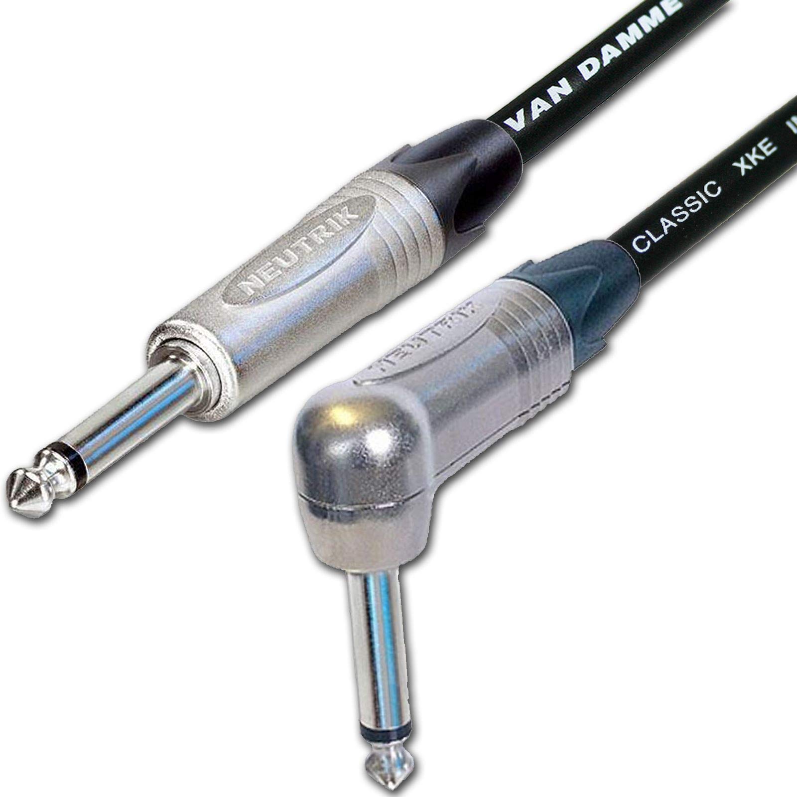 Van Damme Guitar Effects Pedal Patch Leads. Neutrik NP2RX 1/4 inch Mono Cable