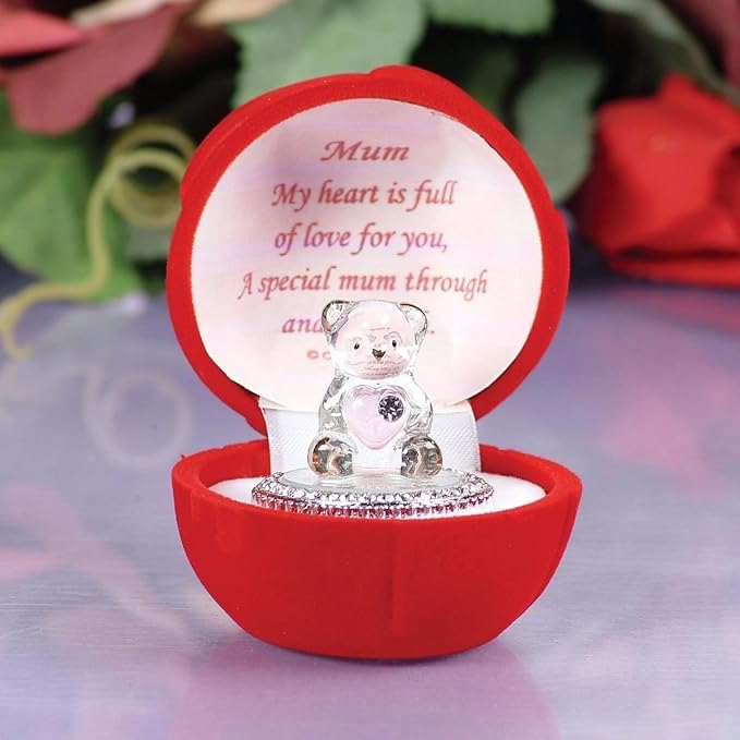 Mamá Mamá Regalo para el día de la madre oso de peluche caja de regalos