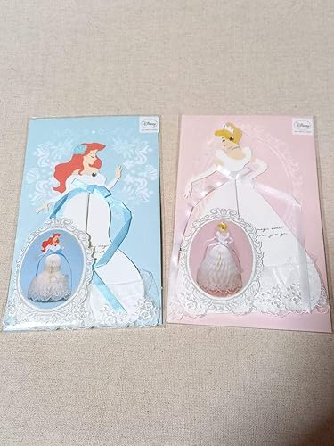 Amazon Co Jp ディズニー プリンセス リトルマーメイド アリエル シンデレラ ハニカムカード ポストカード ホビー