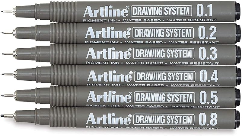 Artline Drawing Fineliner Pens, Drawing 