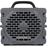 Turtlebox Grande, Largest Outdoor Bluetooth Speaker, Waterproof, Gray | Rugged, Portable, Plays to 126db, Deep Bass, Shockproof, IP-67, 40hr+ Battery, Unlimited Pairing for Full Stereo Experience