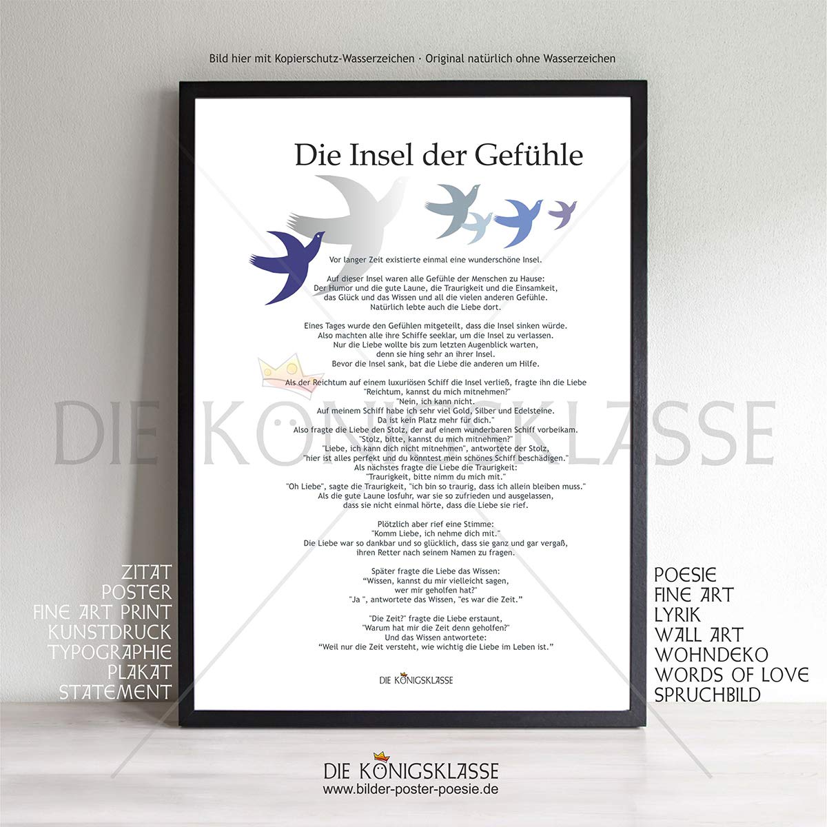 Die Insel Der Gefühle Bilder Poster Poesie Mit Liebe Herz