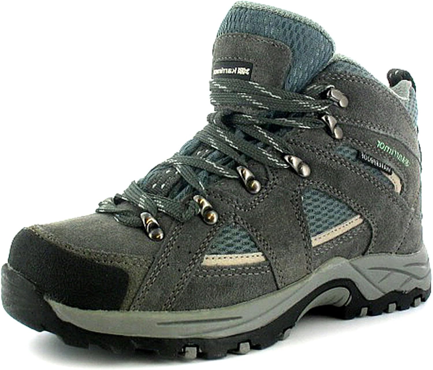 Kids Karrimor Waterproof Walking/Hiking Boots Pewter UK SIZE 2