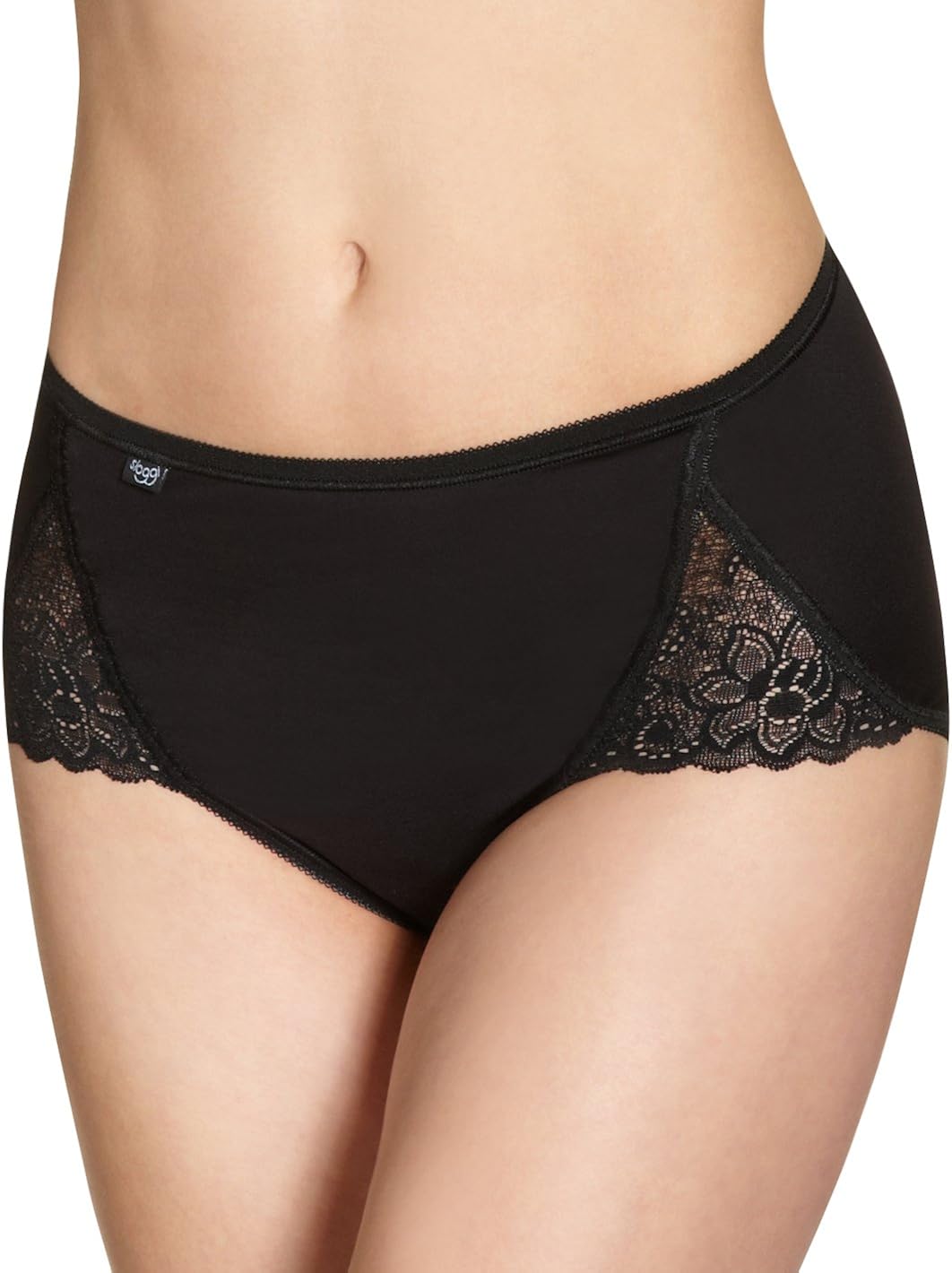 Sloggi Damen-Slips Basic+ Maxi – 3er-Pack, Hoher Baumwollanteil, Weiche Nähte