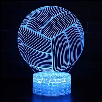 Ball 3d Night Light Led Optical Illusion Lamp 7 Colors Changing Touch Desk Lamp For Kids Birthday Gifts Amazon De Beleuchtung