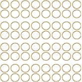 Jepeux 600Pcs 6mm Gold Open Jump Ring, Used for Key Chain, Jewelry Making, Necklace Maintenance and Earring Decoration DIY Process Open Jump Ring (600Pcs)