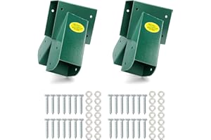 BETOOLL A-Frame 2 Brackets Swing Set Bracket with Mounting Hardware (Green)