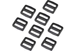 Baitoo Tri glide Slider,Heavy Duty Plastic Tri Glide Slide Buckle Strap sliders Adjusters for Backpack Strap Belt