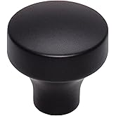 Top Knobs TK901BLK TK901 Kinney 1-1/4 Inch Mushroom Cabinet Knob from The Lynwood Collection