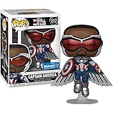 Funko Pop Marvel The Falcon and The Winter Soldier 3.75 Inch Action Figure Exclusive - Captain America Sam Wilson #817
