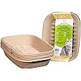 Kitty Sift (Set of 1 Litter Box & 5 Sifting Liners) Sustainable, Clean, Sifting, Disposable Cat Litter Box Kit - Large, 6-Set Kit
