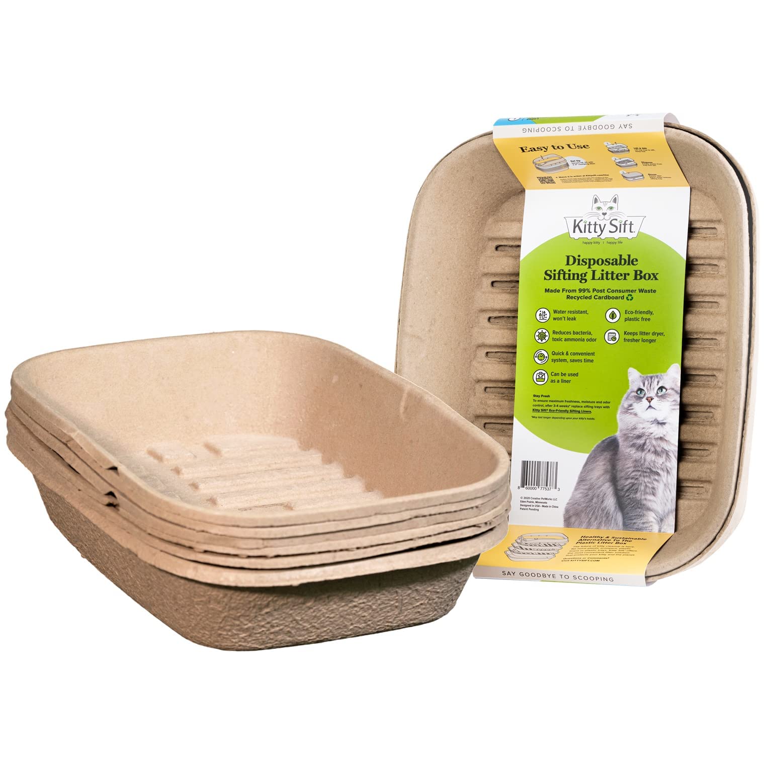 Kitty Sift (Set of Litter Box Sifting Liners) Sustainable
