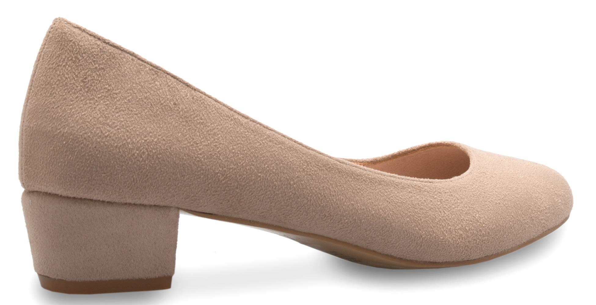 Olivia K Women¢®?s Classic Closed Toe Low Heel Pumps | Dress - Comfortable - Image 4