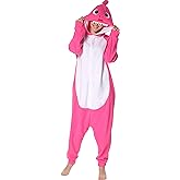 Markest Onesie Unisex Adult Pajamas Animal Blue Shark Cosplay Costume Sleepwear