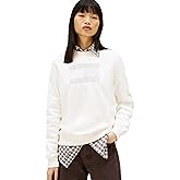 Tommy Jeans womens Medium Weight Pullover Crewneck With Flag Logo Detail