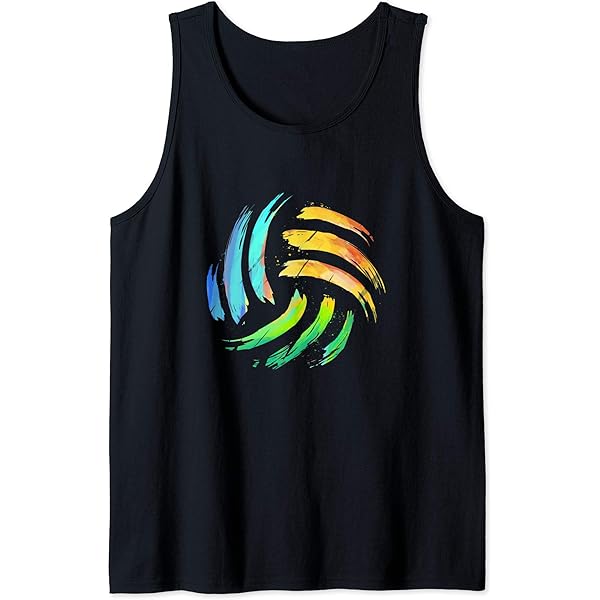 Volleyball Tank Top Mädchen - Colorsplash Design Für Beach Volleyball