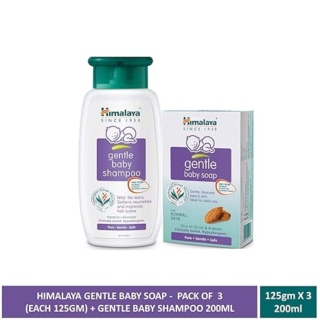 Buy Himalaya Baby Care Bathing Kit Gentle Baby Soap 125g 3 And Shampoo 200ml Online At Low Prices In India Amazon In