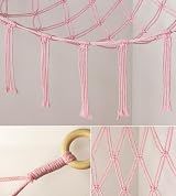 mirolam Baby Teddy Hammock Stuffed Animal Storage Net 41x41x55 view 5