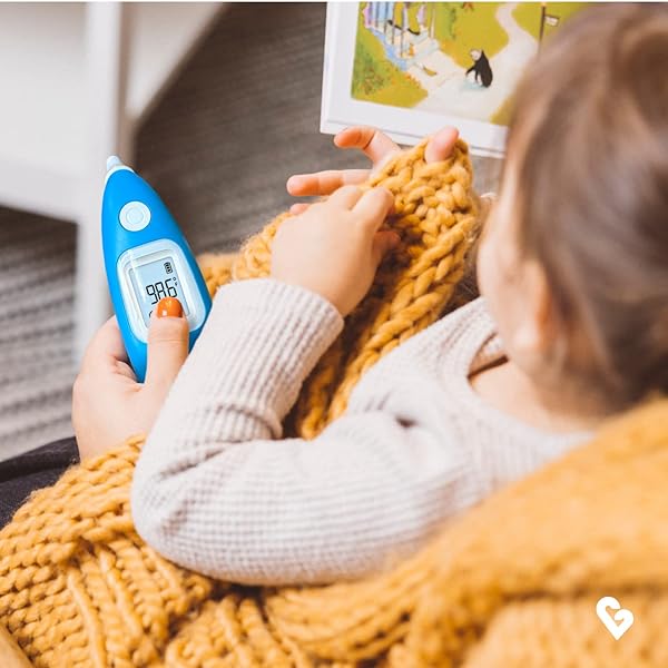 KINSA SMART EAR THERMOMETER FOR FEVER – MEDICAL INFRARED TERMOMETRO – FDA CLEARED FOR BODY TEMPERATURE READINGS FOR ALL AGES – CONNECTS TO A SMARTPHONE APP TO TRACK SYMPTOMS AND GET ILLNESS GUIDANCE