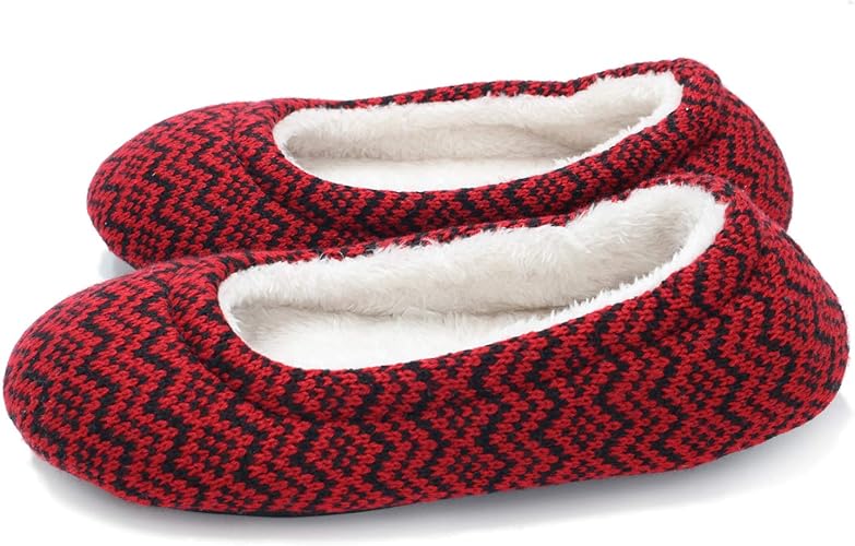 knitted ballerina slippers